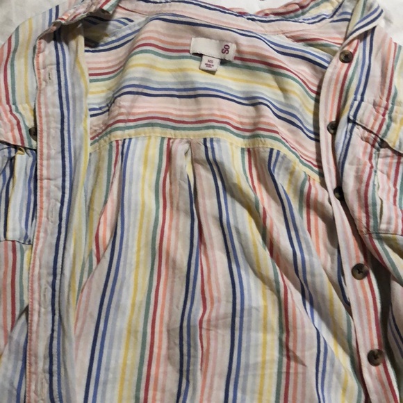 Striped Button Up - Picture 1 of 3